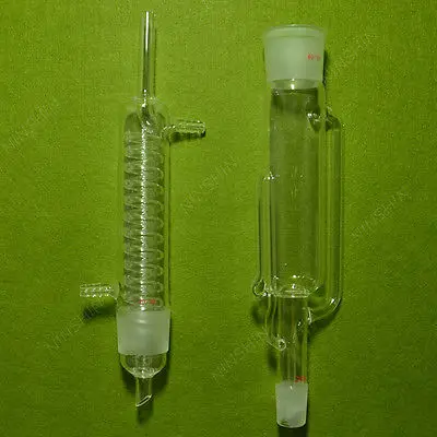 Стеклянный корпус Soxhlet экстрактора 250 мл 24/40 с катушкой Грэма конденсатор