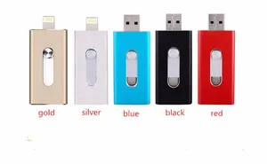 Usb-накопитель 3 в 1, для iPhone 5, 5s, 5c, 6, 6s, 7 Plus