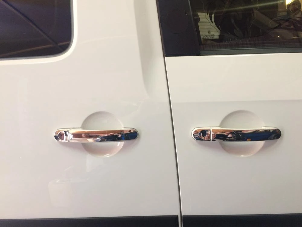 Высококачественная Автомобильная наклейка из нержавеющей стали отделка ручки