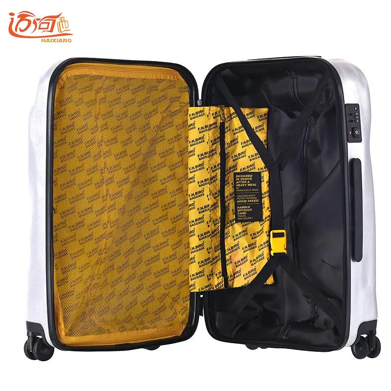 Итальянский оригинальный повреждения прокатки Чемодан Женская тележка 20 дюймов