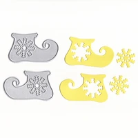 yinise metal cutting dies for scrapbooking stencils christmas boots diy cards album decoration embossing folder die cuts tools