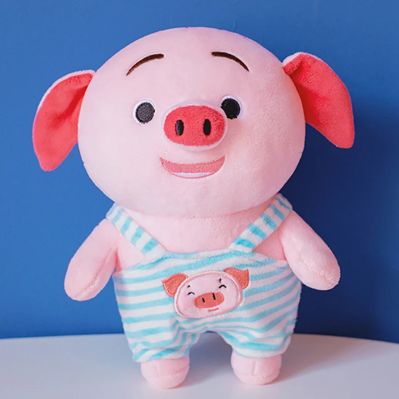 1 шт. Kawaii 20 60 см мультяшная свинка плюшевые игрушки толстая с одеждой мягкая милая