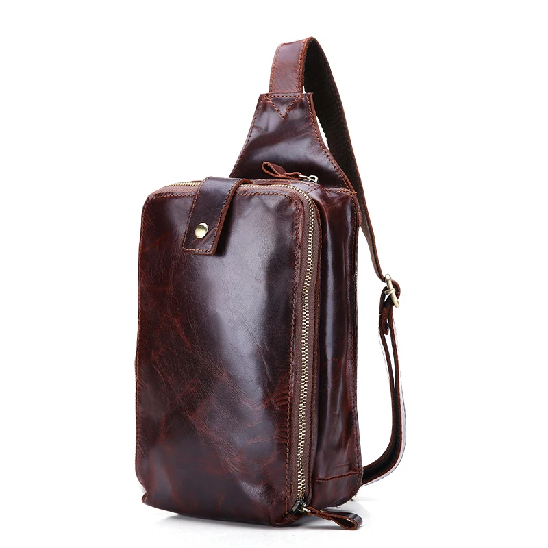 Diiwii новый подлинной натуральной кожи груди пакет мужчины crossbody мешок маленькие