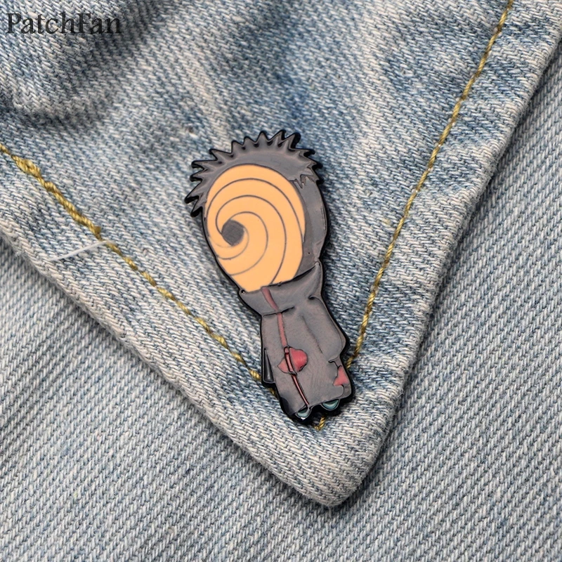 Patchfan Naruto ninjia Мультяшные булавки из цинкового сплава Значки для галстука para рубашка сумка Одежда Кепка рюкзак броши для обуви значки медали A1483