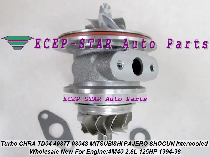 Турбокартридж CHRA TD04 49377 03043 03041 ME201636 Турбокомпрессор Для Misubishi PAJERO Shogun Intercool 94 4M40 4M40T