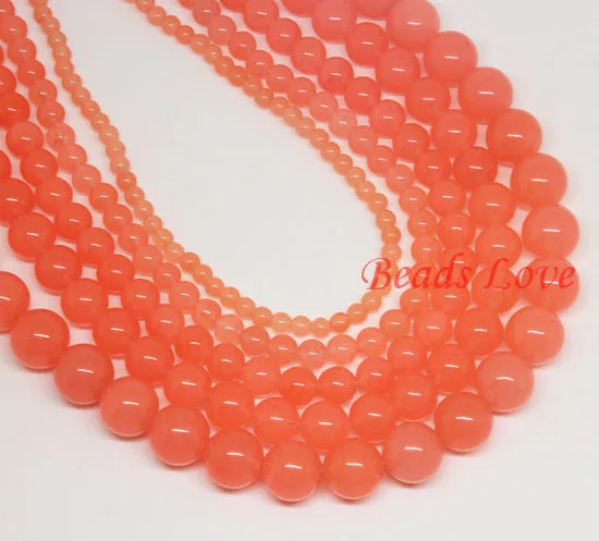 Оптовая Продажа AAA + светло-лососевый цвет круглые бусины россыпью для