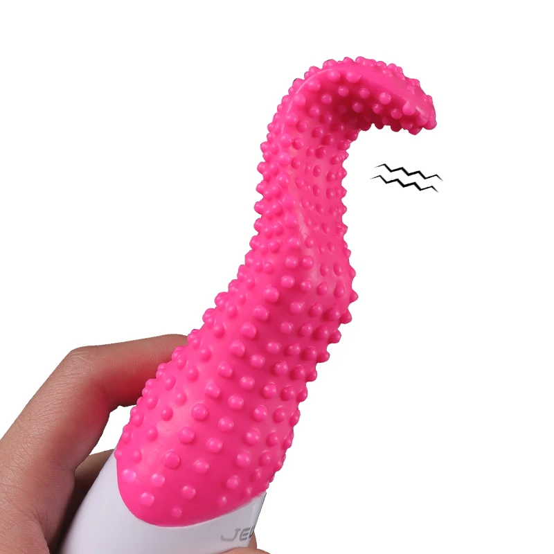 10 скоростей Вибратор в форме языка для женщин G Spot вагинальная стимуляция клитора