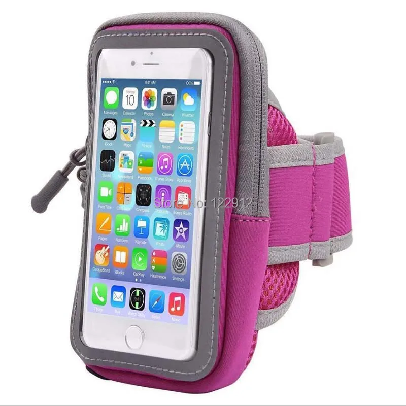 Universal Sport Running Riding Case For Cell Phone Holder Zipper Bag 8cm-15cm case | Мобильные телефоны и аксессуары