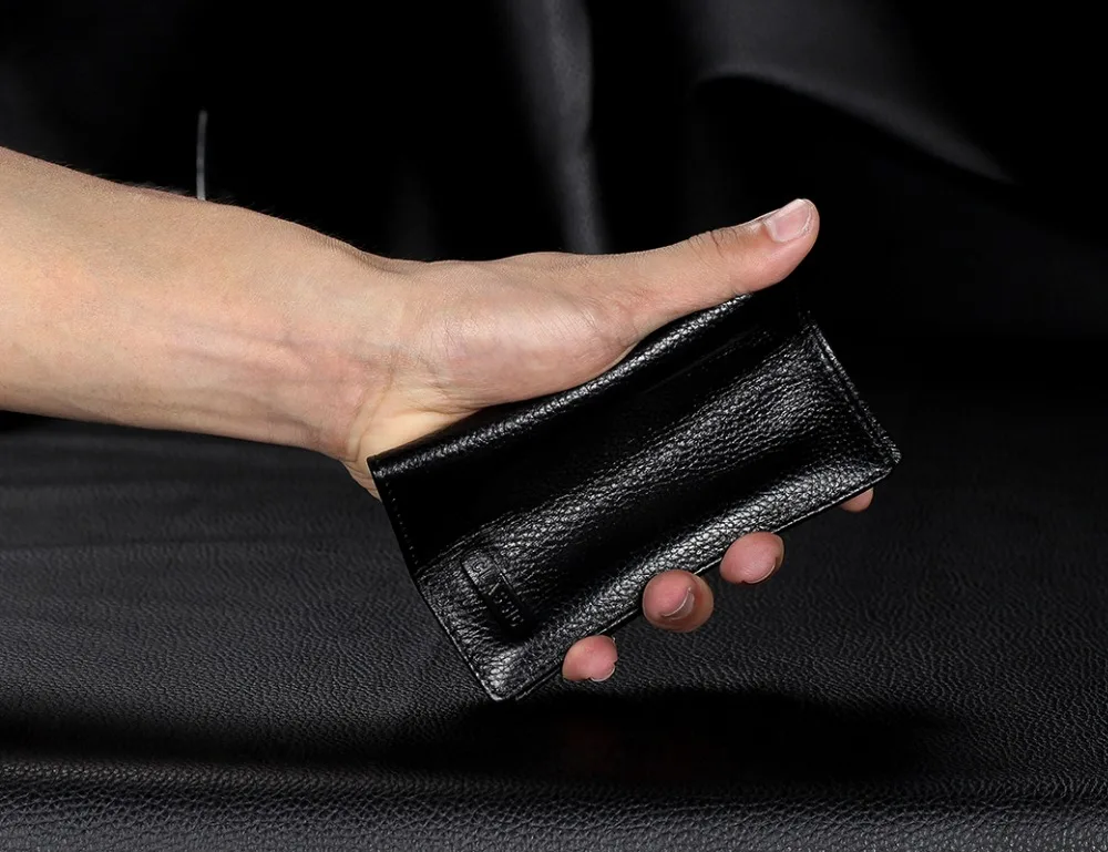 Чехол для паспорта из натуральной воловьей кожи черный чехол паспорта|leather passport