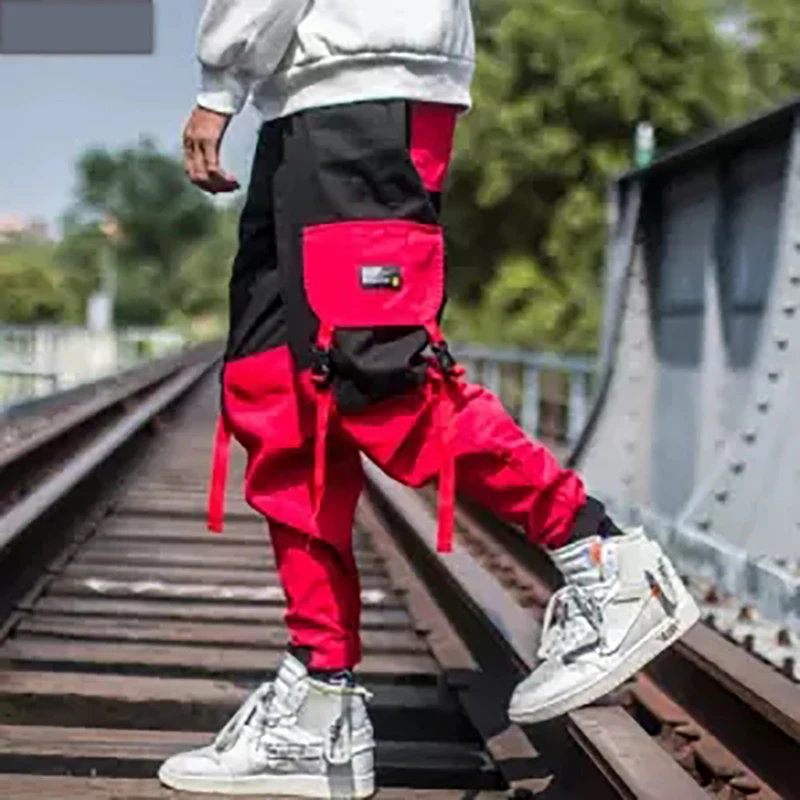 2019 Мужская модная уличная одежда мужские джинсы штаны для бега Молодежные