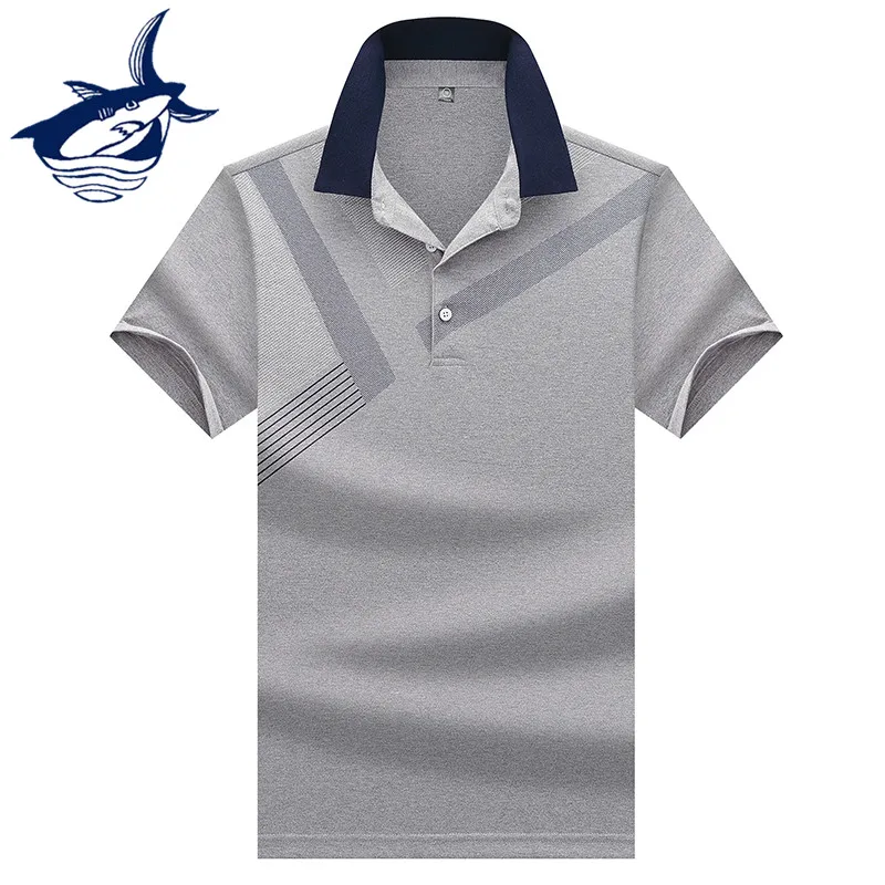 Бренд Tace & футболки Shark polo para hombre летняя 2019 высокого качества человек поло
