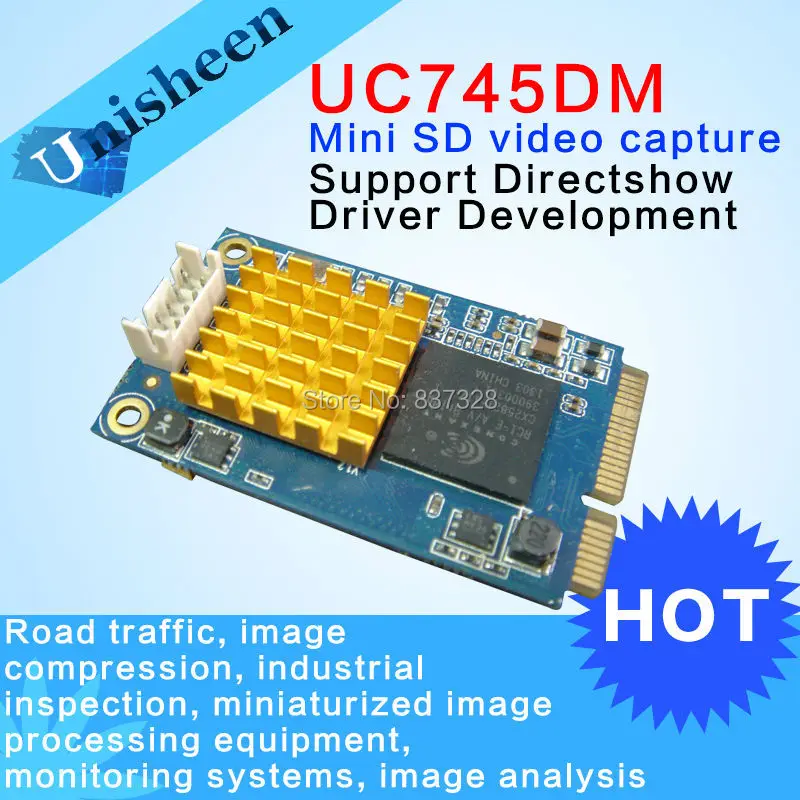 UC745DM мини PCIe карта видеозахвата 4xbnc SDK промышленности | Компьютеры и офис