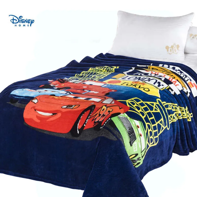 Крутое красное фланелевое одеяло disney cars 150*200 см размер мягкое 3d освещение McQueen