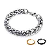 810mm stainless steel bracelet chain link bohemia bracelet for men women cool gift 2019