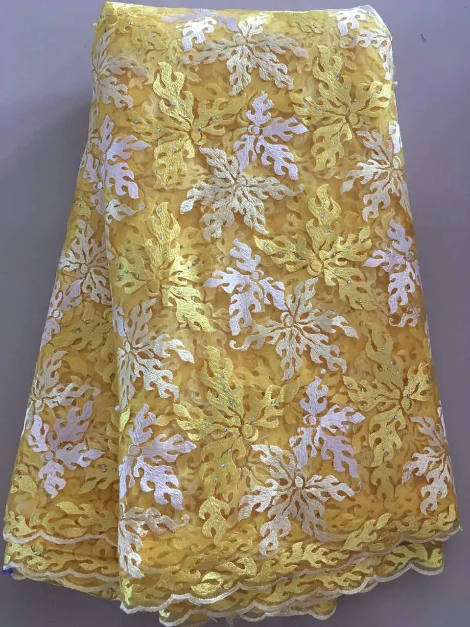 Новые Поступления Африканский Шнурок Ткани Чистая Ткань Все Африканские Шнурки