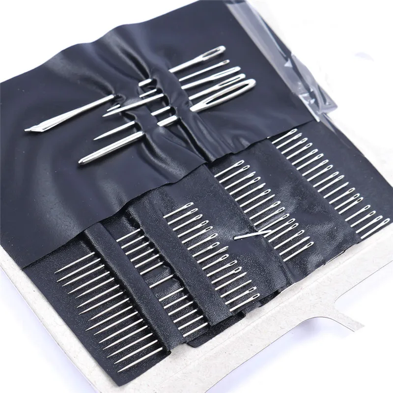 55 шт Нержавеющая сталь Швейные иглы резьбы шпильки дома DIY искусство ремесла