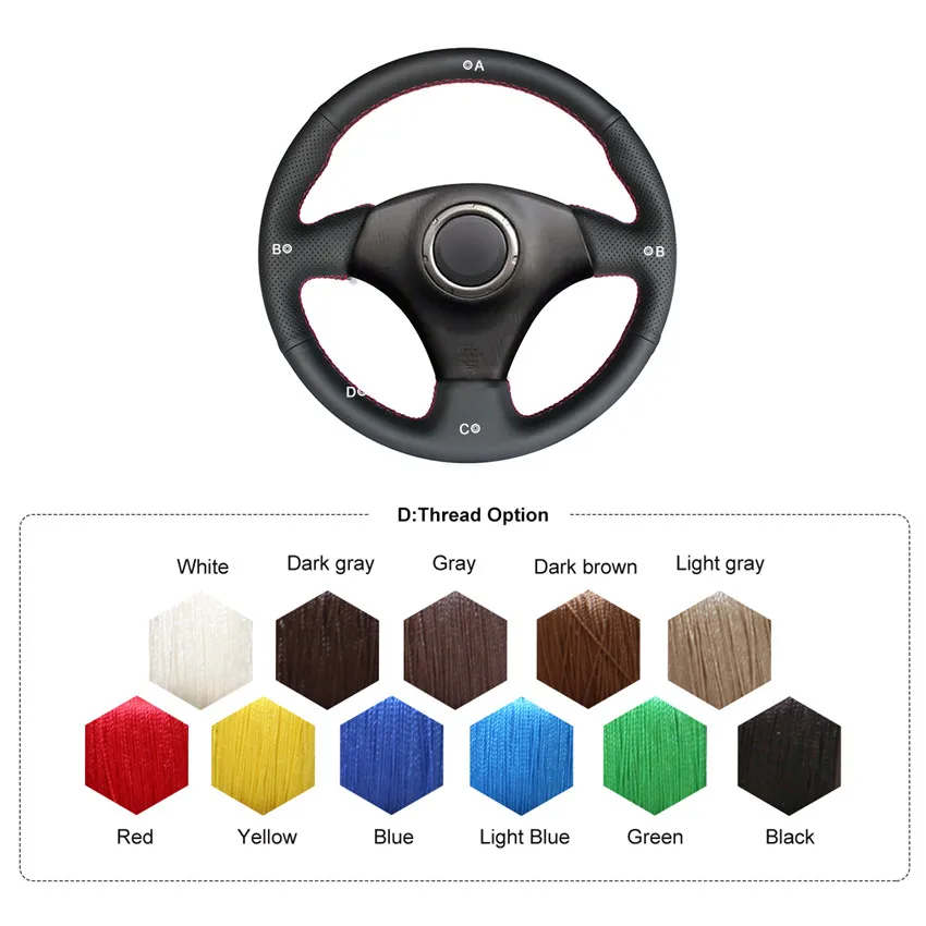 MEWANT черная оплетка для руля из искусственной кожи Toyota RAV4 Celica Matrix MR2 выше Voltz Caldina MR S