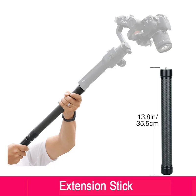 Stick AgimbalGear DSLR Стабилизатор карданный Аксессуары Универсальный для Zhiyun Weebill Lab Crane 2 V2 Feiyu AK2000 DJI Ronin-S Moza Air 2 - Цвет: Stick