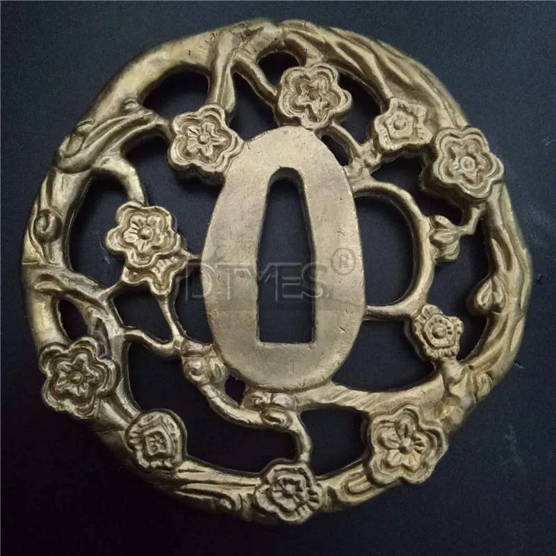 Высокое качество японские аксессуары для мечей Tsuba медная защита меч фитинги для Катана вакизаши Танто Co01-Co16