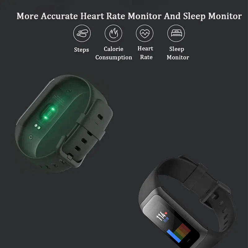 Английская версия Xiaomi Huami Amazfit Cor 2 умный Браслет управление музыкой 1 23 дюймов