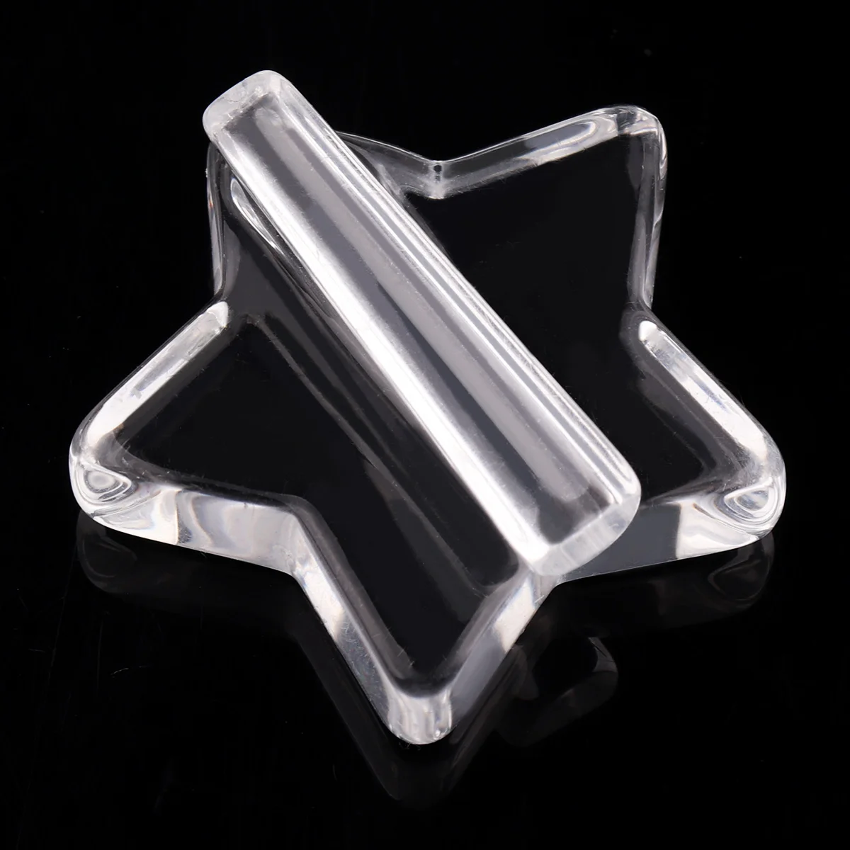 Прозрачная Круглая квадратная форма Monja для дизайна ногтей металлический ломтик