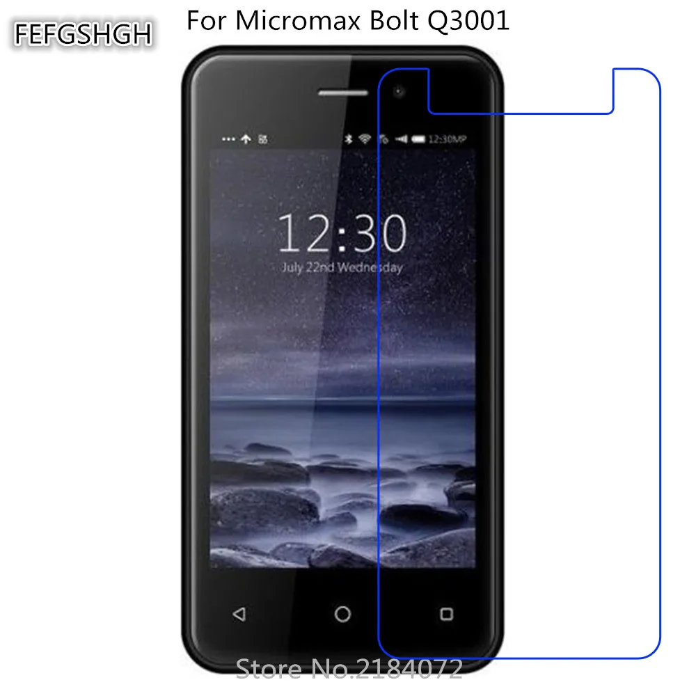 Закаленное стекло для Micromax Bolt Q3001 защитная пленка 9H Взрывозащищенная 2
