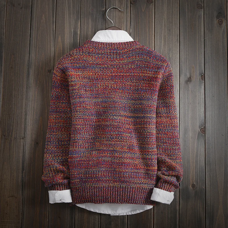 2018 весна и новые летние Для мужчин Цвет простой с длинными рукавами Повседневное