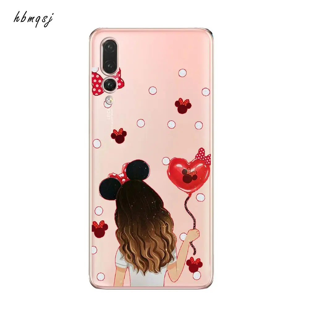 Модный чехол для huawei p30 lite силиконовый мягкий путешествий милый Оригинальный с