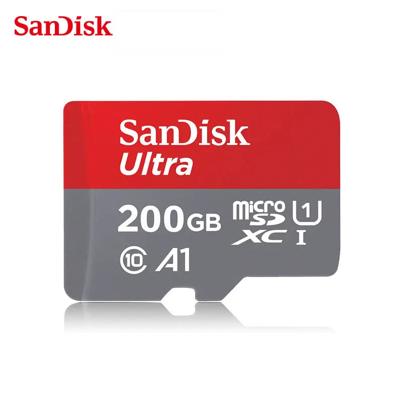 A1-TF-200G SanDisk Micro SD 200 ГБ карта памяти ультра UHS-I C10 SDXC Cartao de Memoria Microsd для LG V20 V30 Q6 Q8 G6 G6 смартфон - Емкость: A1-TF-200G
