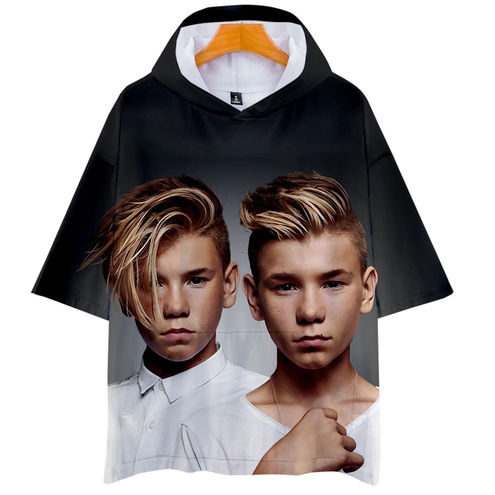 Marcus & Martinus 3D печатных с капюшоном и изображением героев мультфильмов для