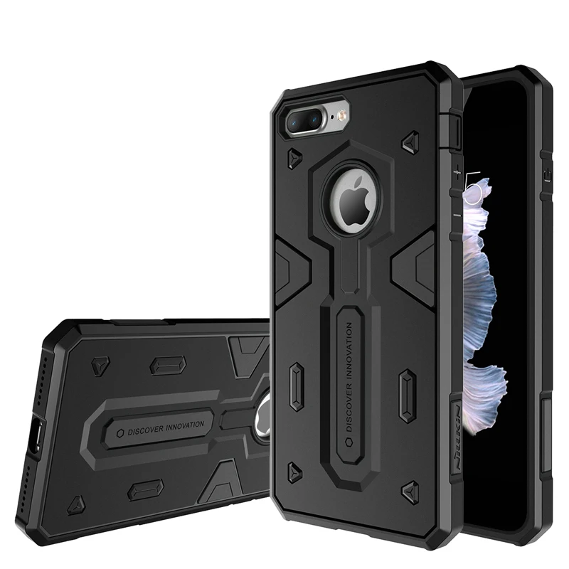 Противоударный армированный чехол для Iphone 7 plus 6 6s 8 X XR XS Max NILLKIN Defender 2 задняя