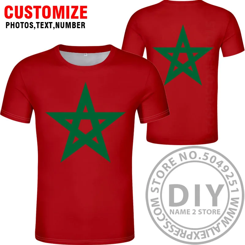 Style 1 Футболка в стиле «MOROCCO»,, изготовленная на заказ, футболка с надписью «number mar», «nation flag», «ma kingdom», «arabic arab», «text», одежда для фотосъемки - Цвет: Style 1