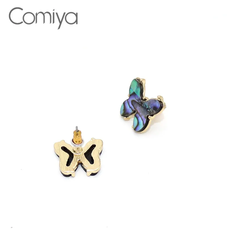 Женские акриловые серьги гвоздики в виде бабочек|Серьги-гвоздики| |