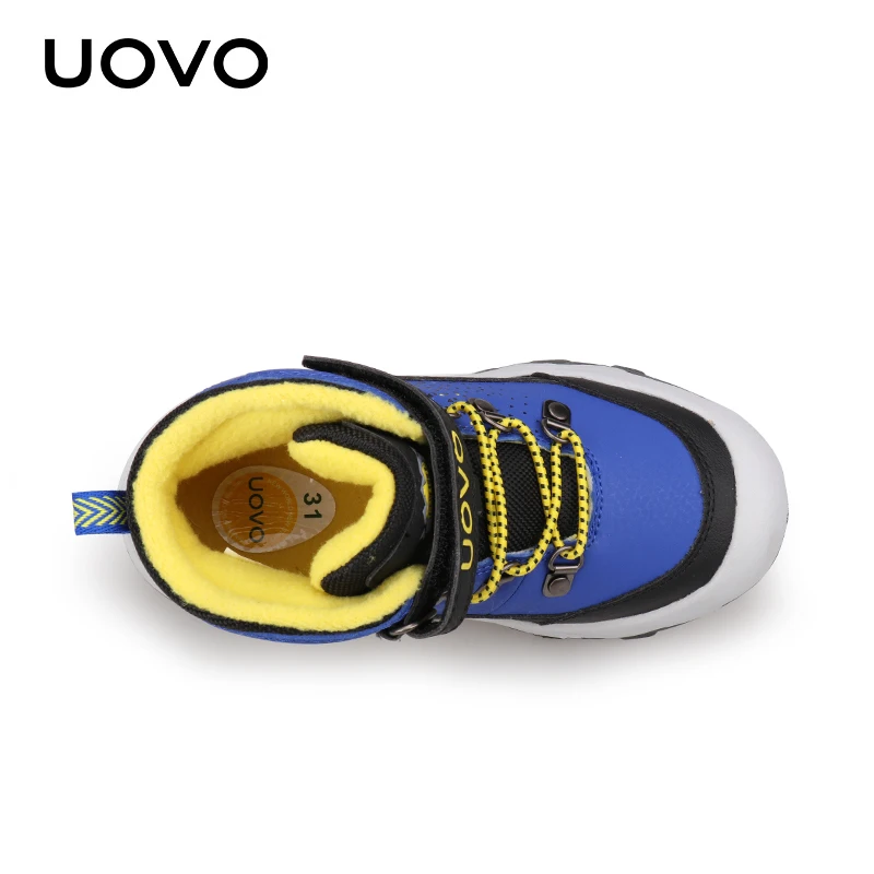 Children Outdoor Hiking Shoes Uovo Brand Boys Girls Water-resistant Casual Sports Non-skid Warm Spring Winter Sneakers |