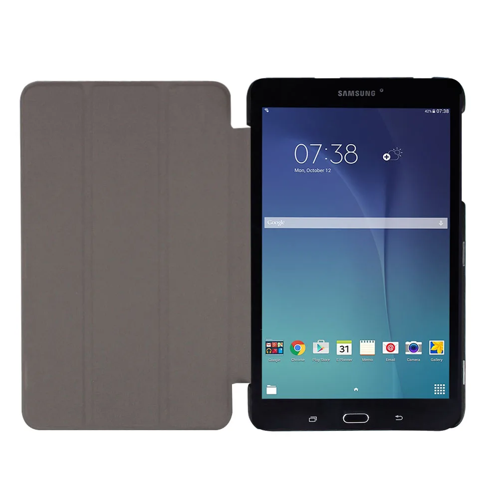 Из искусственной кожи чехол для samsung Galaxy Tab E 8,0 T377 T375 T377V SM-T377 чехол для планшета 8 дюймов Чехол+ пленка+ стилус