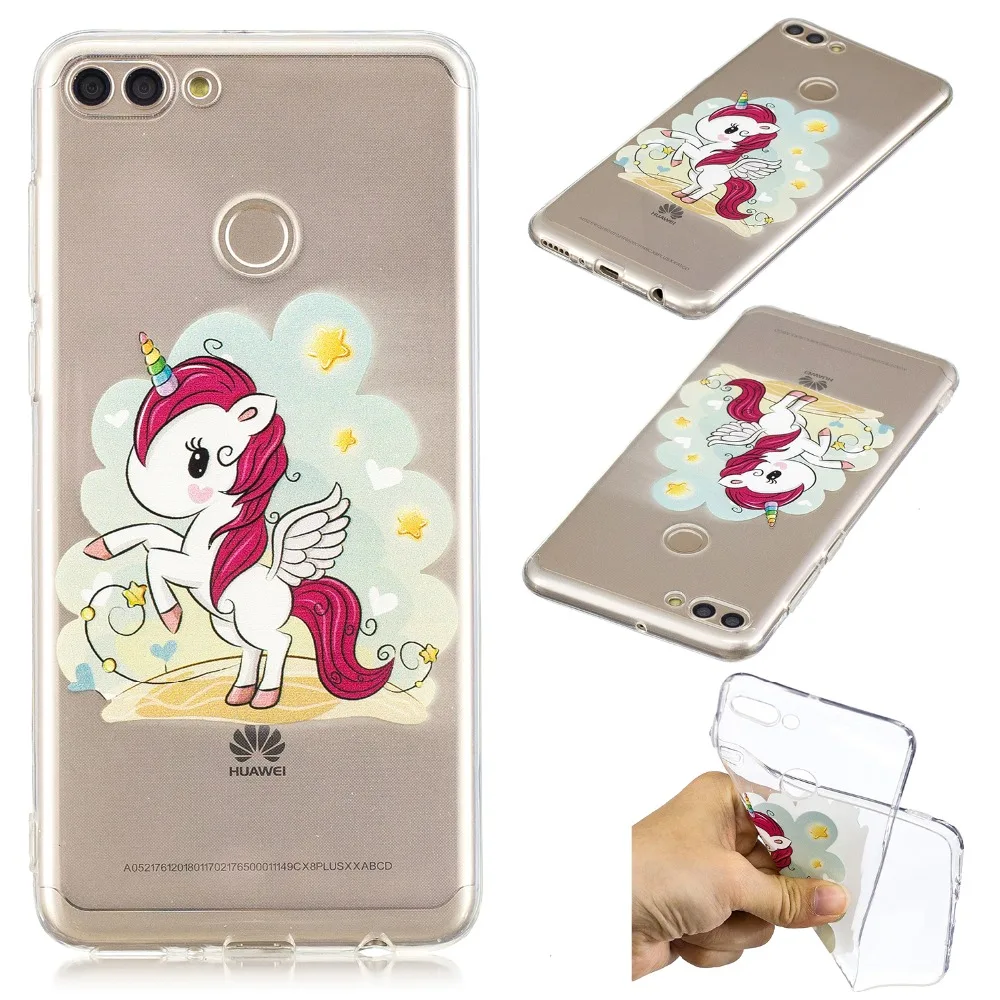 SjuzzyU антидетонационных силиконовый чехол для huawei Y9 Дело Обложки Мягкие TPU Назад