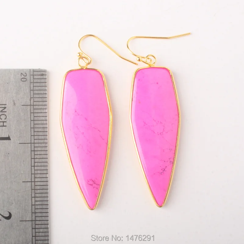 Серьги из Лабрадорита С Золотым крючком 1 пара 2018|dangle earrings|earrings danglehook earrings |
