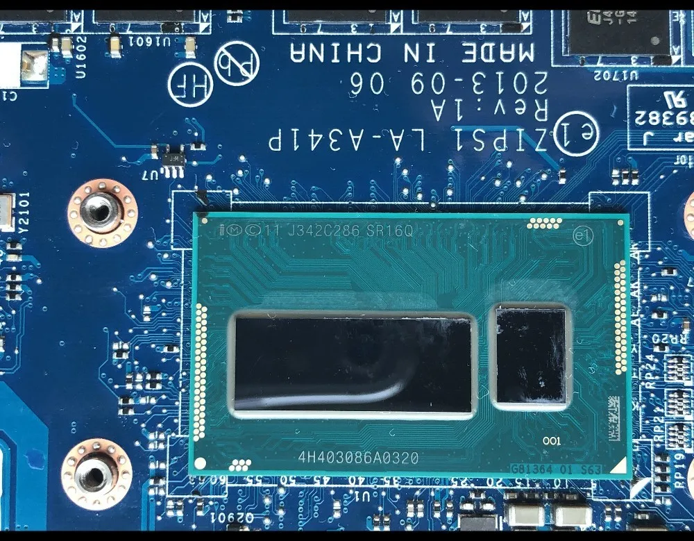 Высококачественная FRU:04X5232 для Lenovo Yoga S1 материнская плата ноутбука ZIPS1 LA-A341P SR16Q
