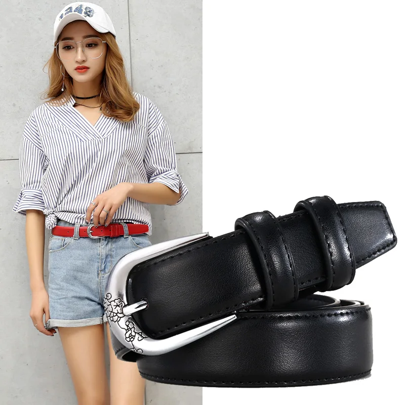 Новинка 2017 модный широкий ремень из натуральной кожи Женский винтажный