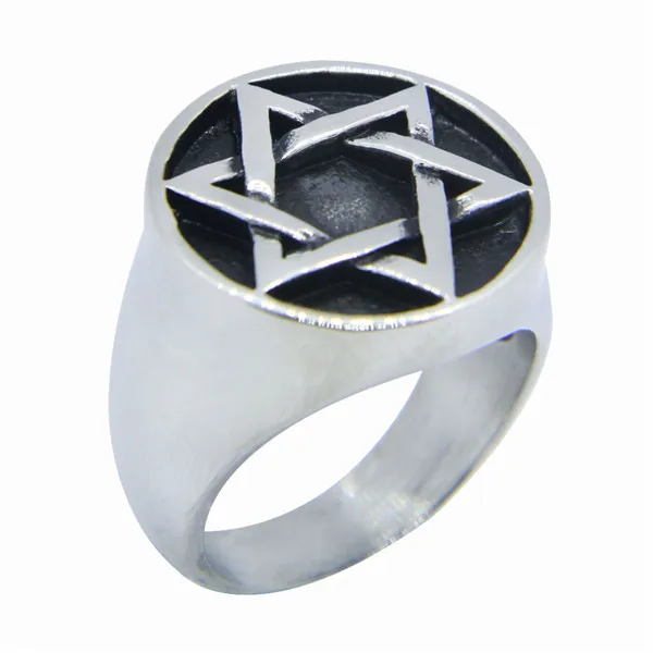 Магический массив кольцо из нержавеющей стали 316L крутое дизайнерское с звездой