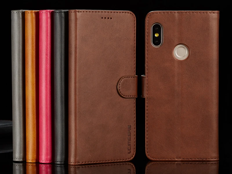 Чехол-книжка для Xiaomi Redmi 7, кожаный чехол-бумажник, чехол для телефона Redmi 7, роскошный чехол со слотом для карт, подставка, откидная крышка