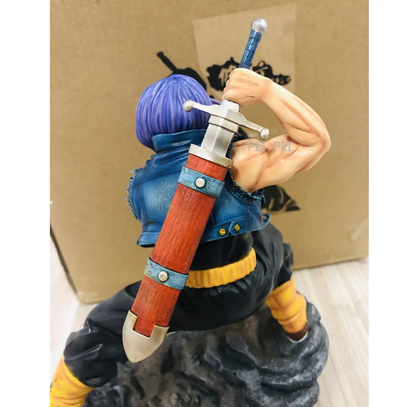 Драконий жемчуг Z Super Saiyan Trunks Torankusu статуя полноразмерный портрет полимерная