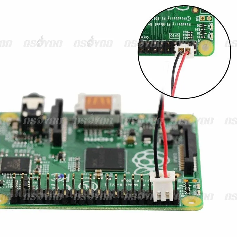 Мини вентилятор для Raspberry Pi 3 Model B и Raspberry Pi 2 Модель B