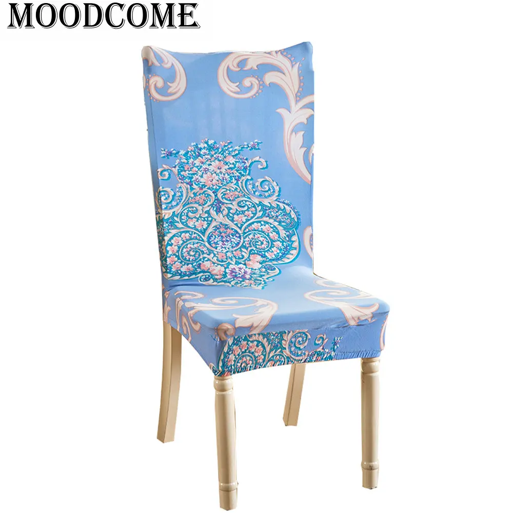 Зеленые листья чехол для кресла спандекс housse de chaises 2018 Новое поступление