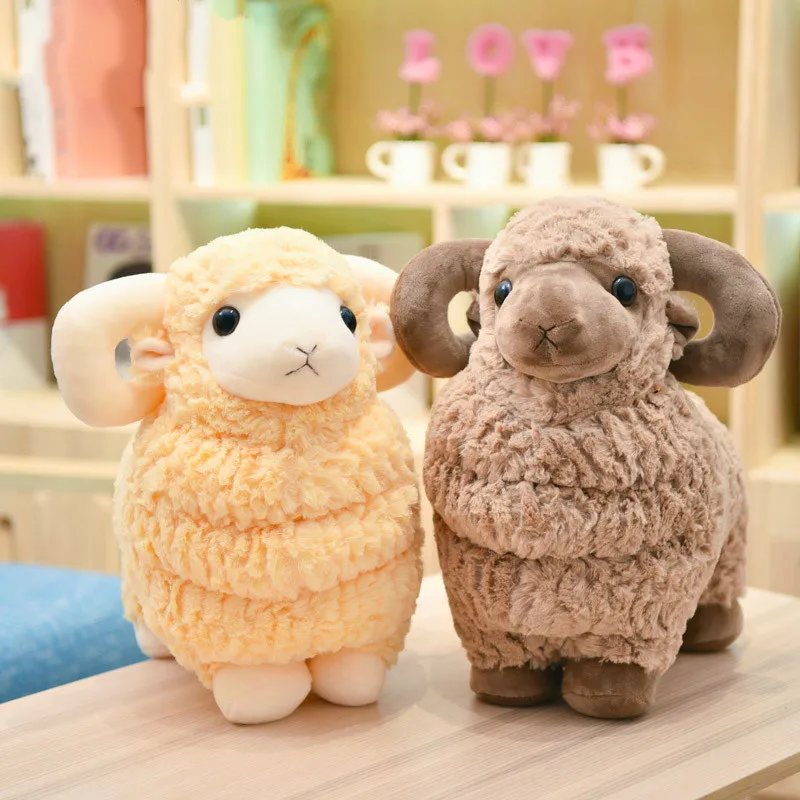 Любимая детская игрушечная овечка маленькая Коза ягнёнок верблюжья шерсть
