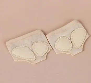 Skin Профессиональный Балетный танец живота носок практика обуви ноги стринги половина подошва для современных танцевальных носков сандалии шаг спортивная обувь - Цвет: Skin