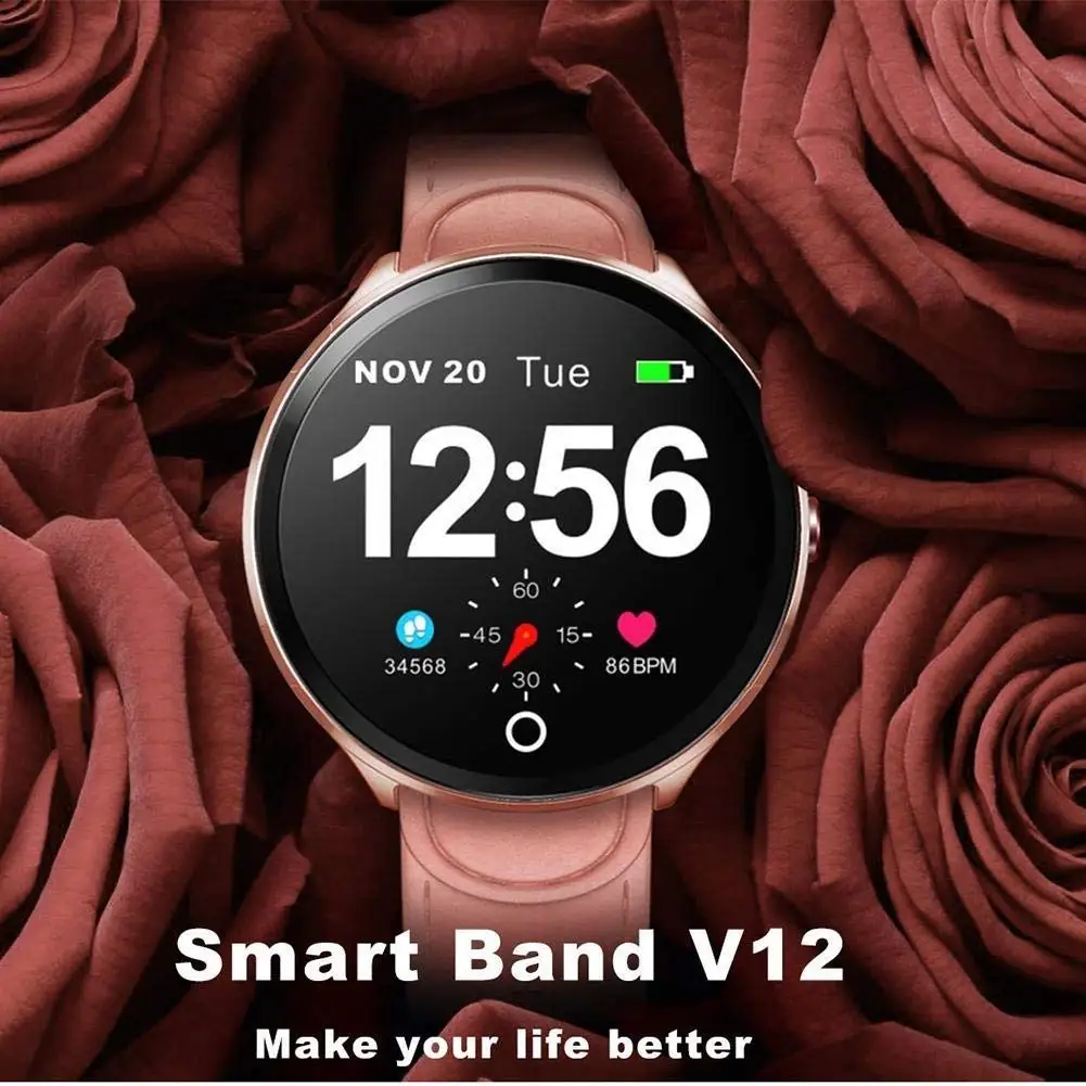 Blood Pressure Fashion Bracelet Waterproof Watch Sports Heart Rate Monitor Smart Reminde Fitness Tracker Bluetooth | Электроника