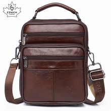 Bolsos Bolso de hombro de cuero genuino para hombre...