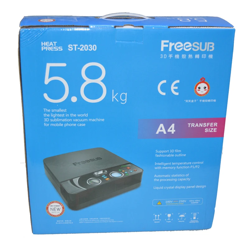 3D сублимационный тепловой принтер Mini digital Heat Transfer/Heat Press Machine для детской