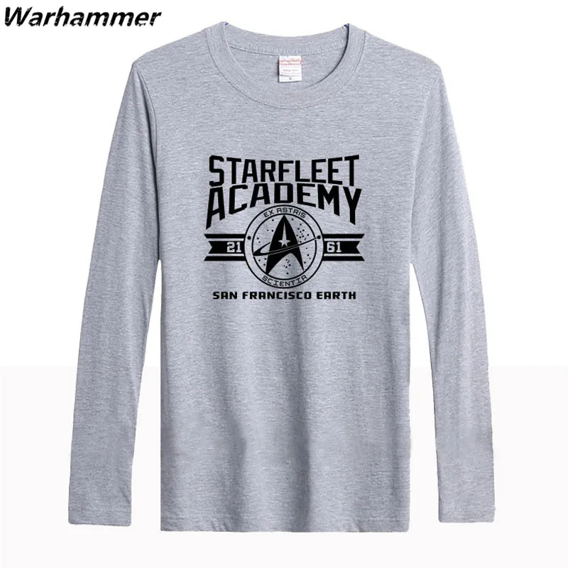 Warhammer Starfleet Academy футболка Homm с длинным рукавом из флока принтом хлопок большой